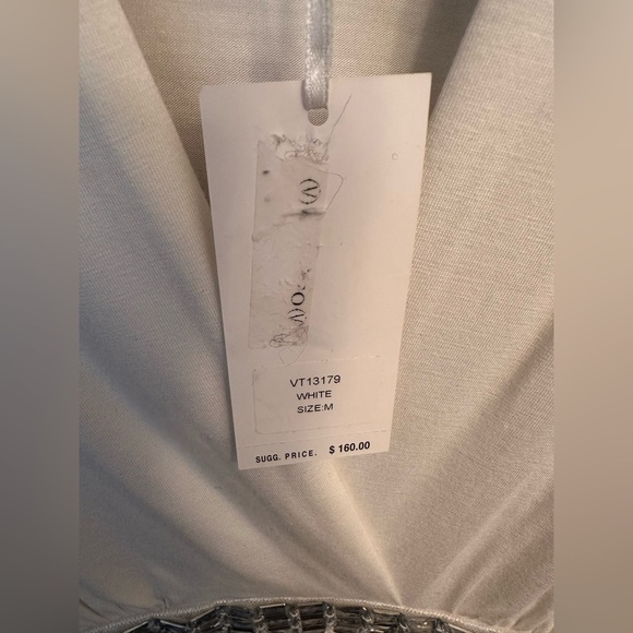 NWT Vertigo Paris white blouse - Picture 3 of 3